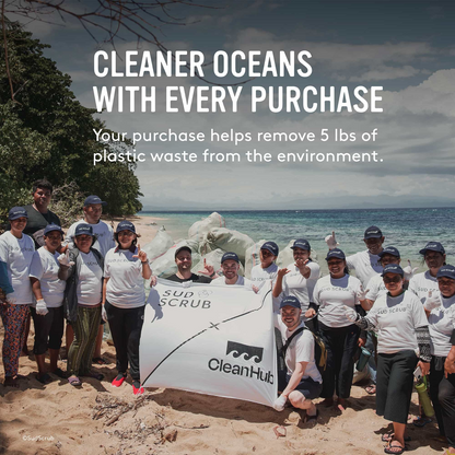 Sud Scrub® Antimicrobial Silicone Body Scrubber, Exfoliating Body Scrubber for Sensitive Skin, Eco Friendly Shower Scrubber for Body, Silicone Body Brush for Showering, Charcoal